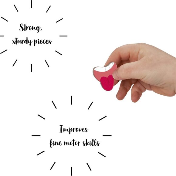 New Sealed Janod Magneti’Book Girl’s Crazy Faces-3-8 Years - Picture 3 of 14